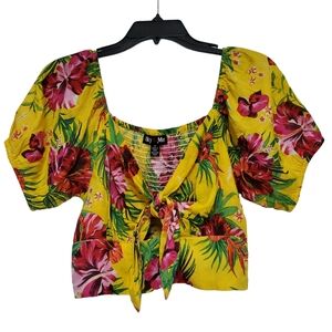 🌻Iky & Me Tropical Floral Top/Size M NWOT